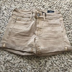 American Eagle Twill Midi Shorts Size 2
